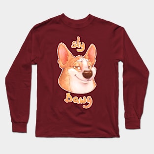 Sly Dawg Corgi Long Sleeve T-Shirt